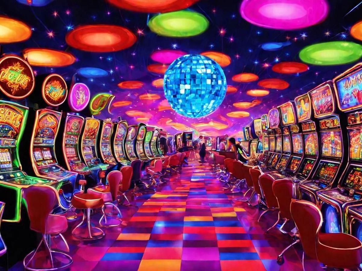 Tampilan permainan slot ATOM138 dengan reel berwarna